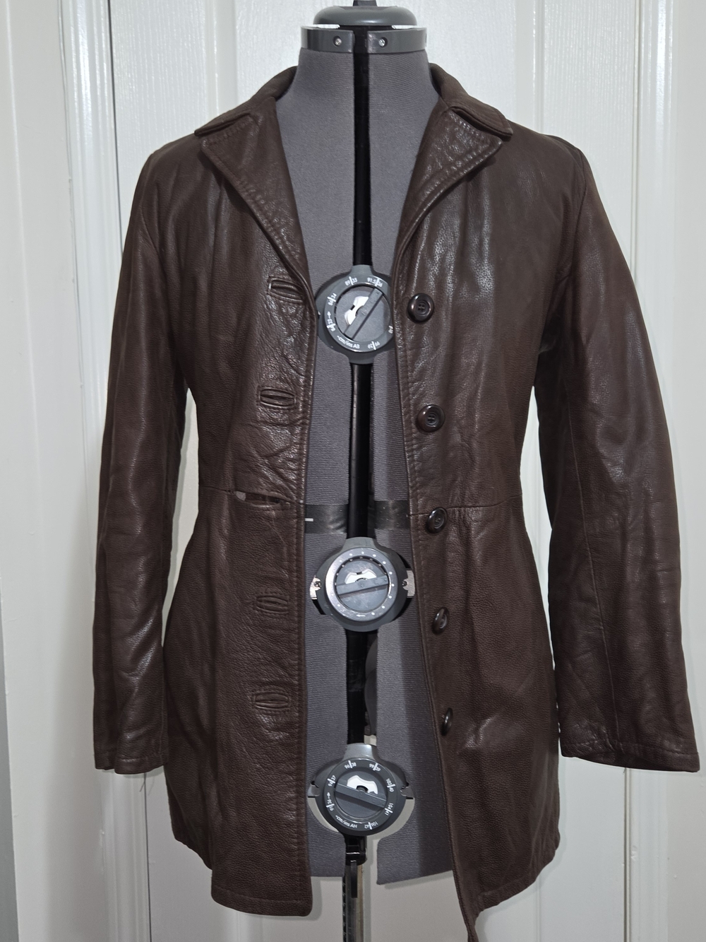 Italian Chocolate Brown leather jacket